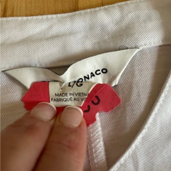 Club Monaco Jandina White Shirt Oversize Nordstrom L - Picture 12 of 13
